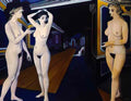 Paul Delvaux the temptation of saint anthony 1945 Art A4 Photo Print