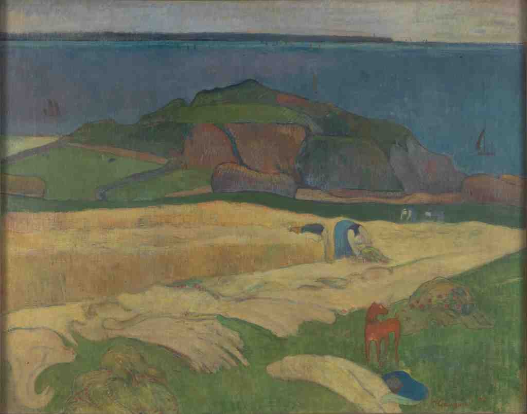 Paul Gauguin Harvest Le Pouldu A4 Photo Print