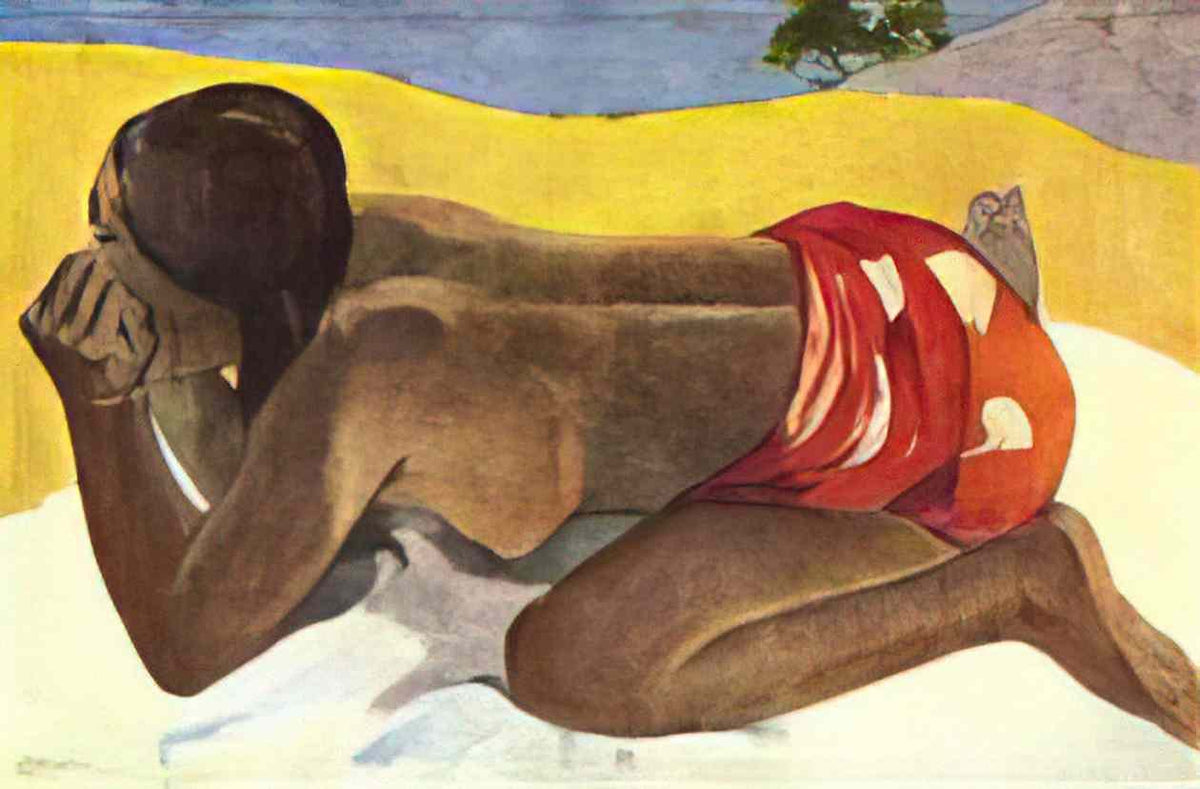 Paul Gauguin alone 1893 Art A4 Photo Print