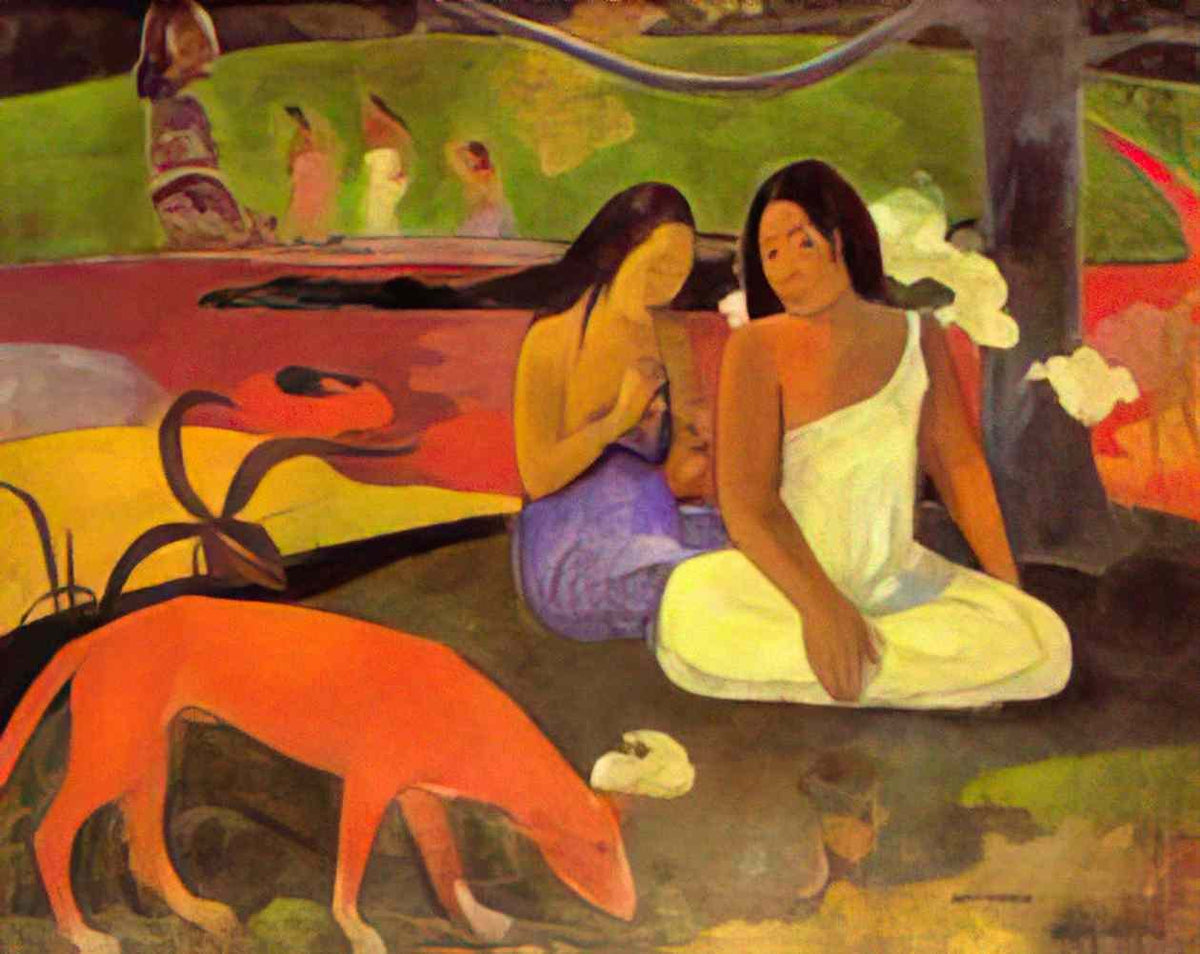 Paul Gauguin arearea i 1892 Art A4 Photo Print