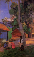 Paul Gauguin around the huts 1887 Art A4 Photo Print