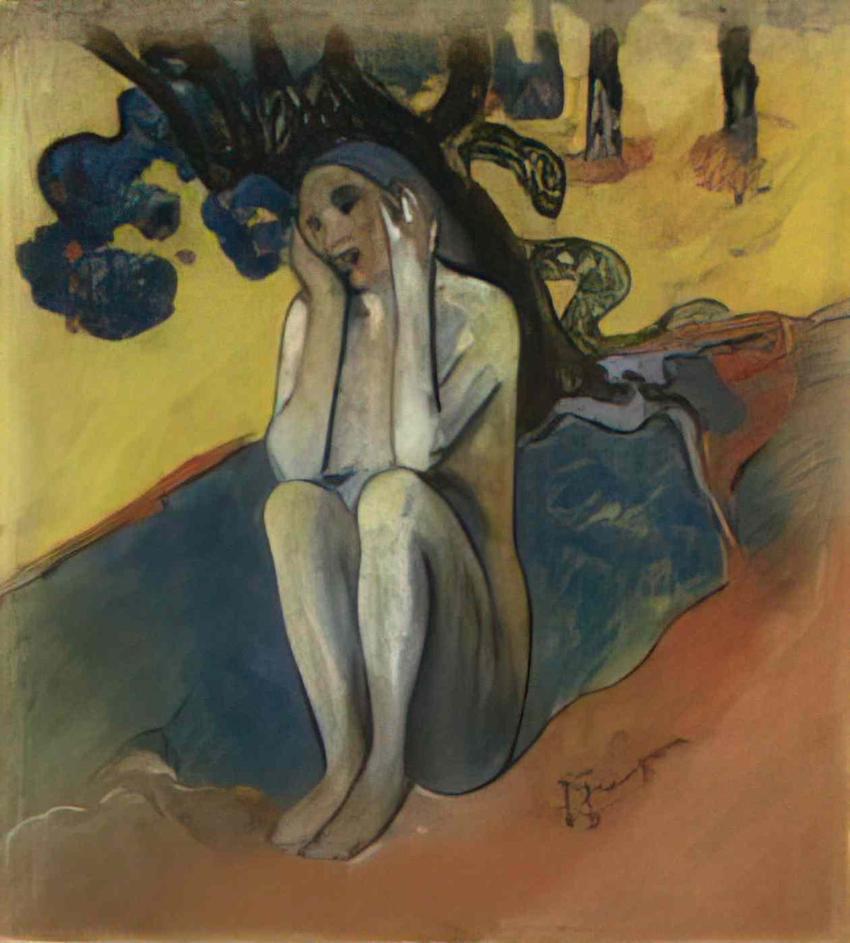 Paul Gauguin breton eve 1889 Art A4 Photo Print