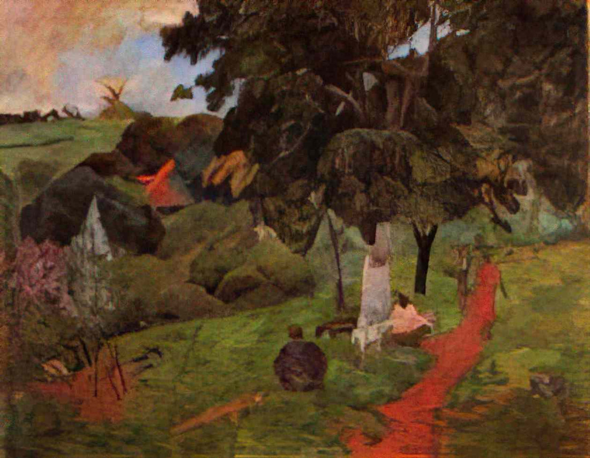 Paul Gauguin coming and going martinique 1897 Art A4 Photo Print