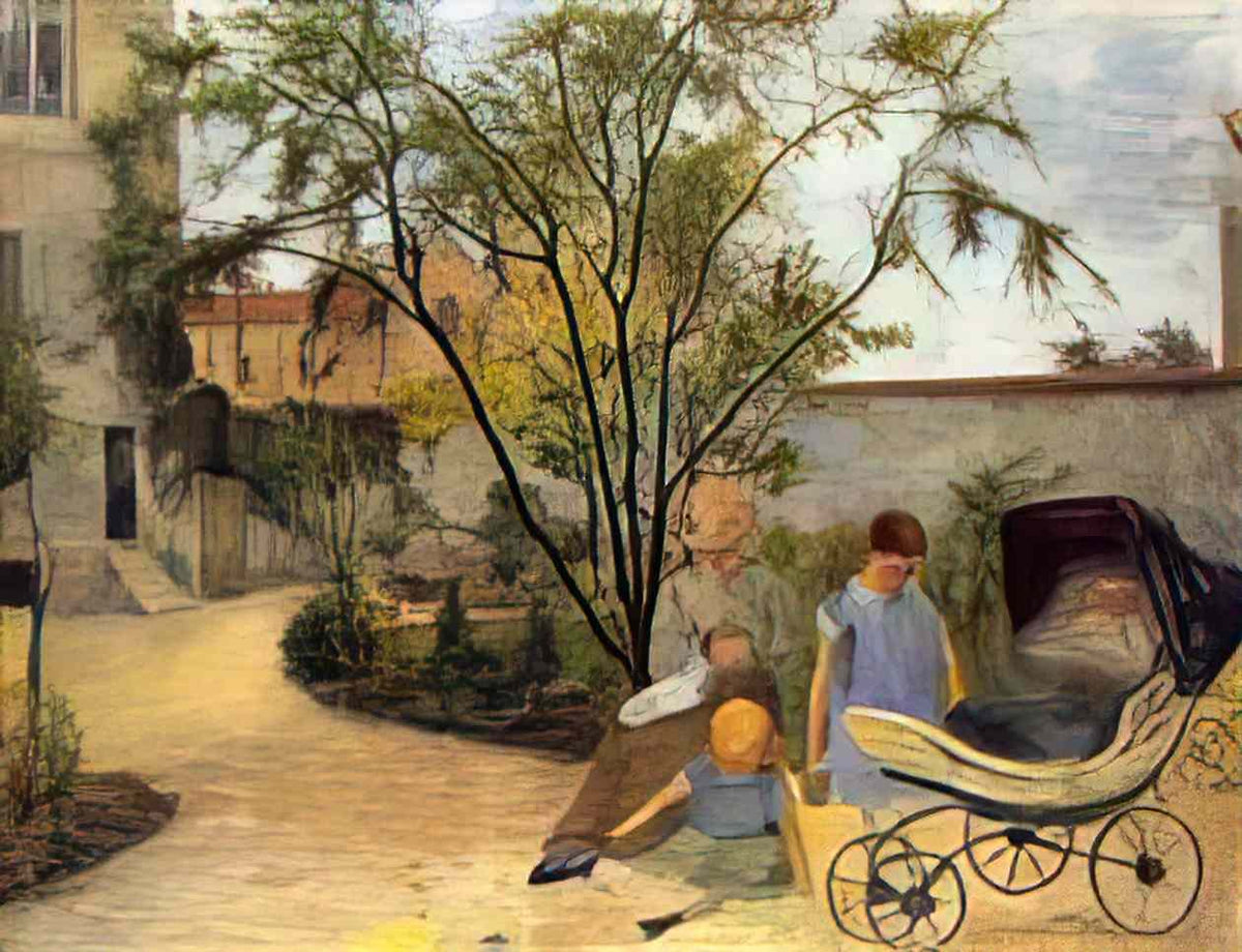 Paul Gauguin garden in rue carcel Art A4 Photo Print