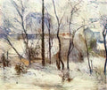 Paul Gauguin garden under snow 1879 Art A4 Photo Print