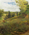 Paul Gauguin gratte roosters path 1882 Art A4 Photo Print