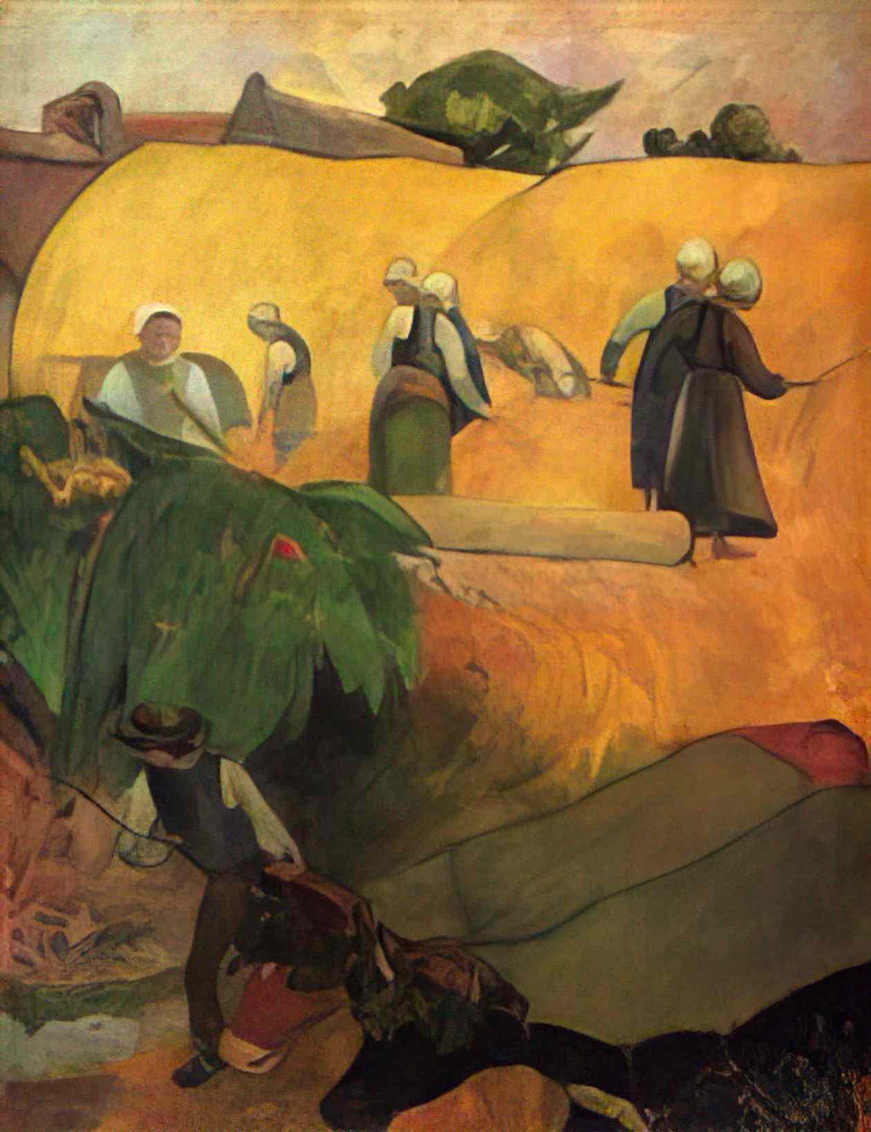 Paul Gauguin haymaking 1889 Art A4 Photo Print