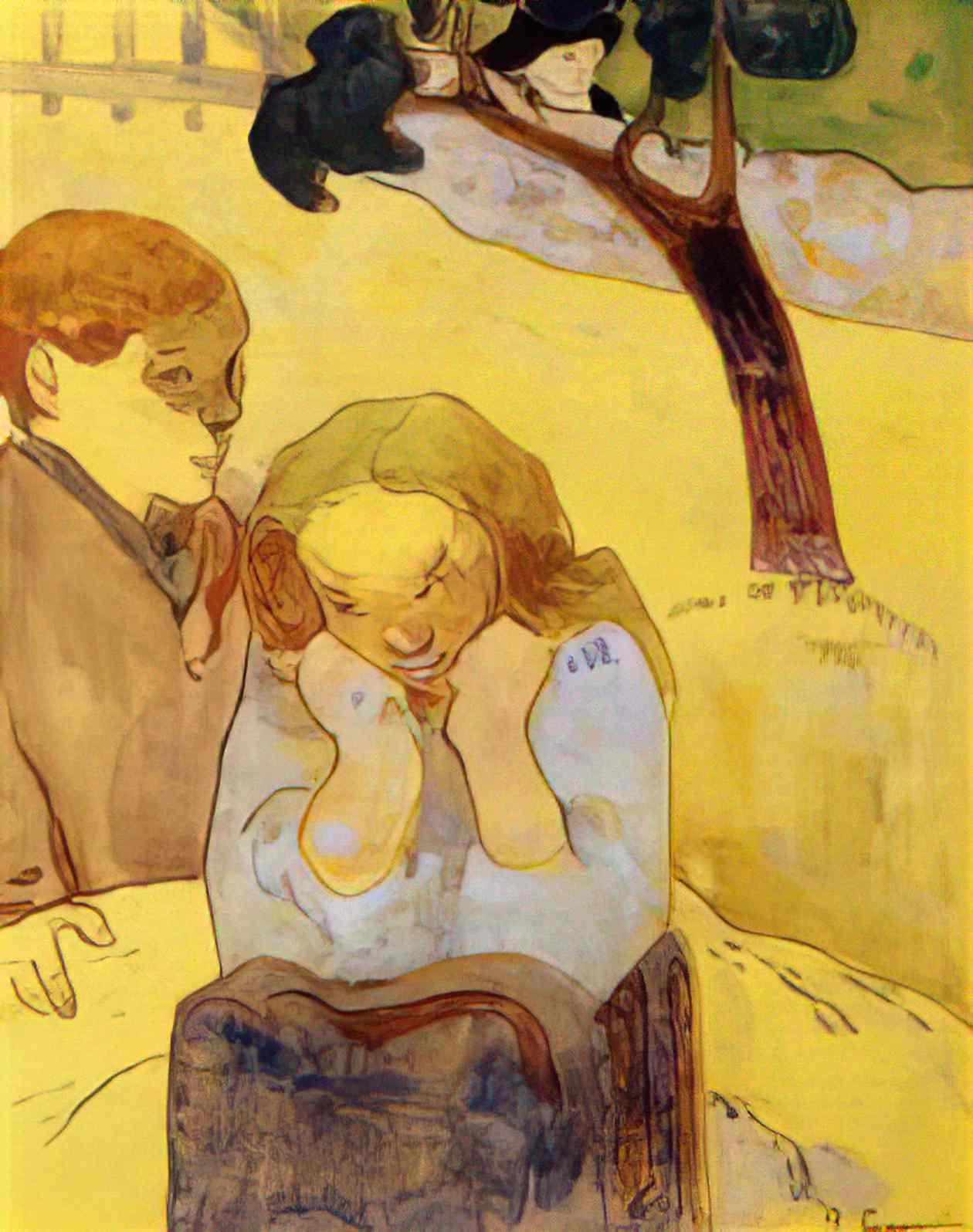 Paul Gauguin human misery 1889 Art A4 Photo Print