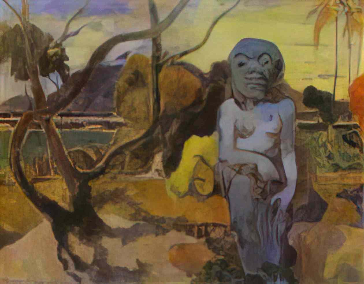 Paul Gauguin idol 1898 Art A4 Photo Print
