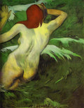 Paul Gauguin in the waves 1889 Art A4 Photo Print
