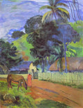 Paul Gauguin landscape 1899 Art A4 Photo Print