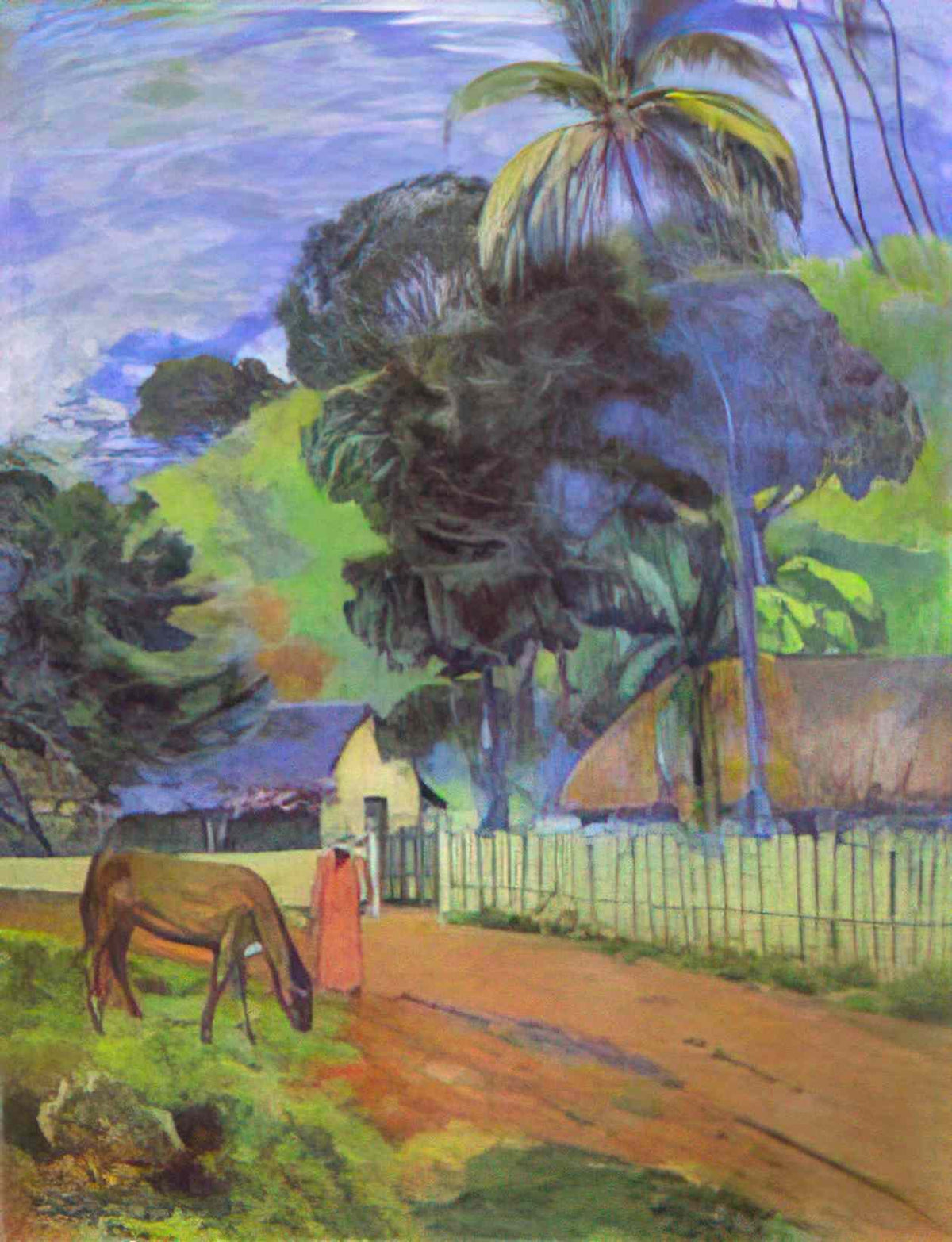 Paul Gauguin landscape 1899 Art A4 Photo Print