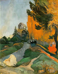 Paul Gauguin les alyscamps 1888 Art A4 Photo Print