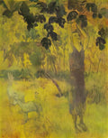 Paul Gauguin man picking fruit from a tree 1897 Art A4 Photo Print