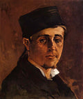 Paul Gauguin man with a toque Art A4 Photo Print