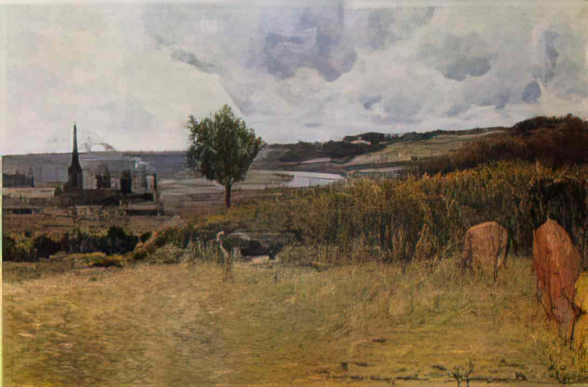Paul Gauguin near rouen 1884 Art A4 Photo Print