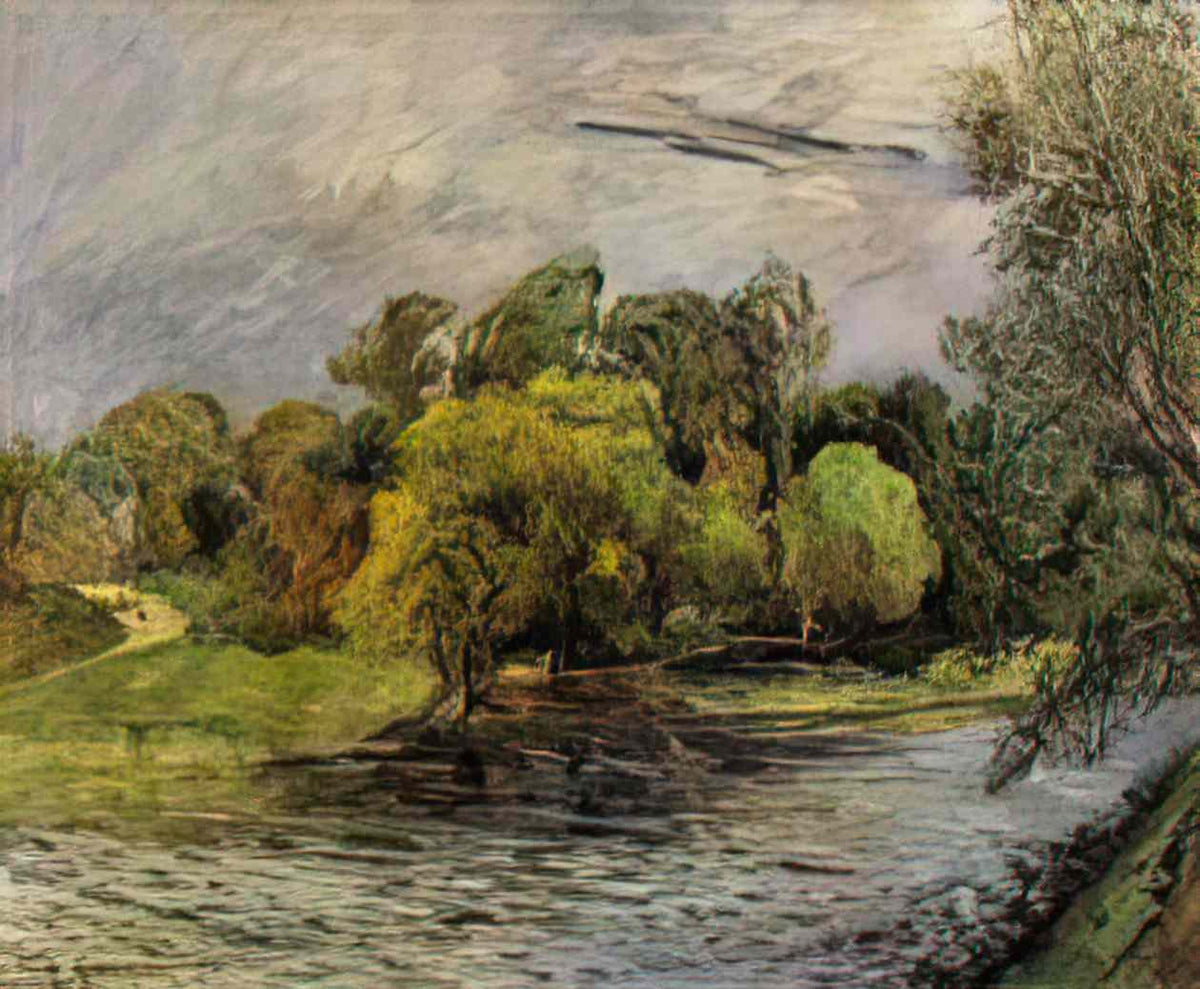 Paul Gauguin oestervold park copenhagen 1885 Art A4 Photo Print