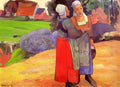 Paul Gauguin paysannes bretones 1894 Art A4 Photo Print