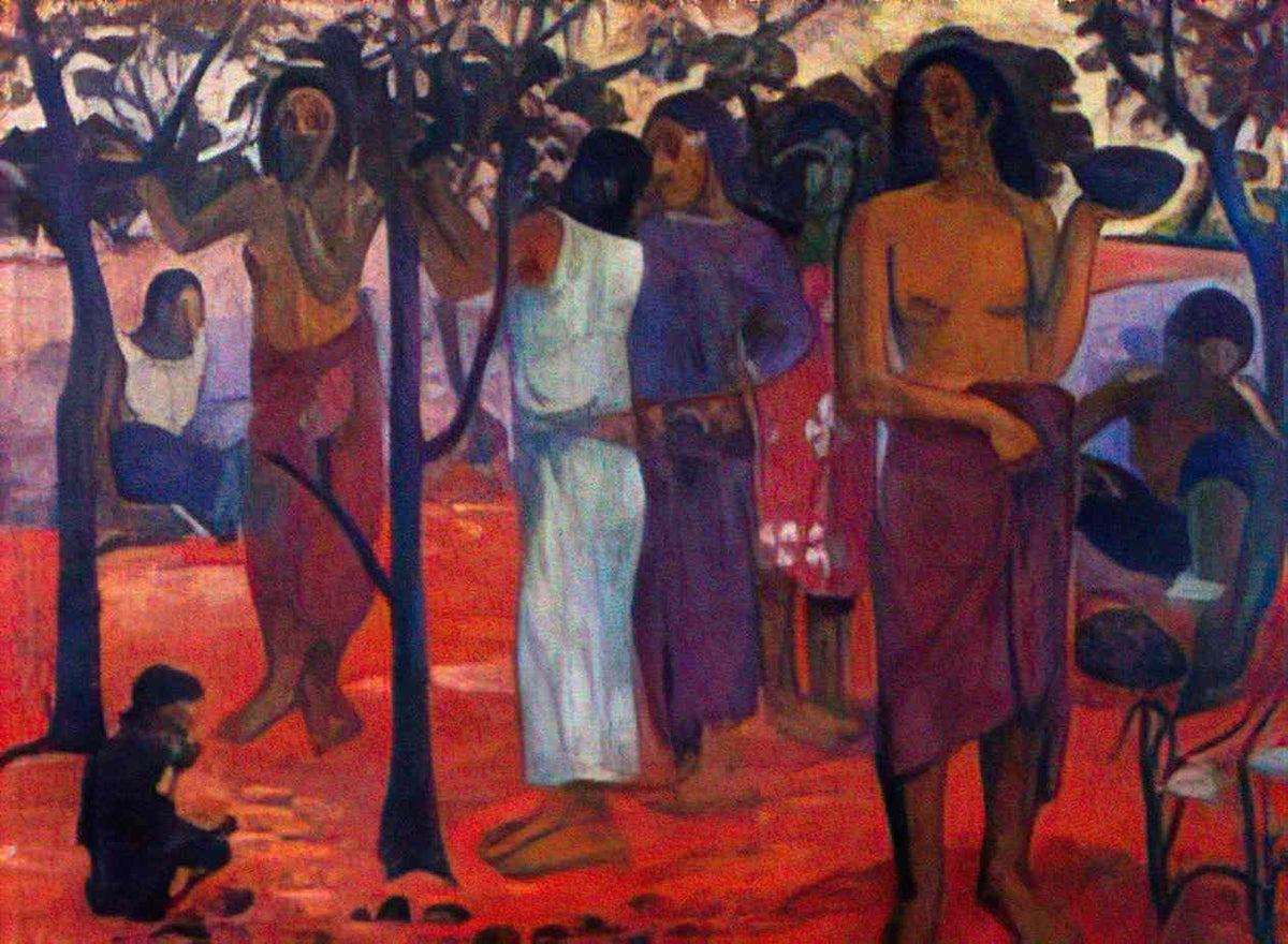 Paul Gauguin perfect days 1896 Art A4 Photo Print