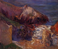 Paul Gauguin rocks on the coast 1889 Art A4 Photo Print