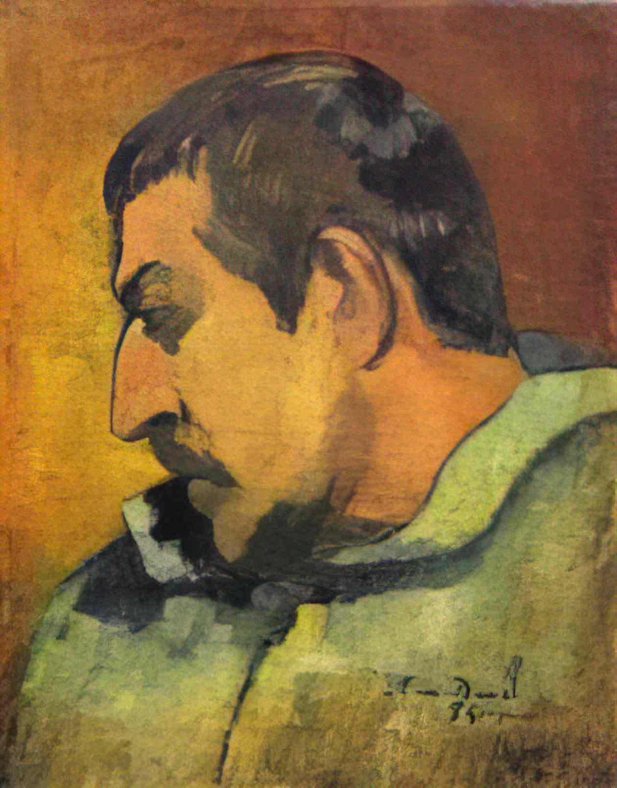 Paul Gauguin self portrait 1896 Art A4 Photo Print
