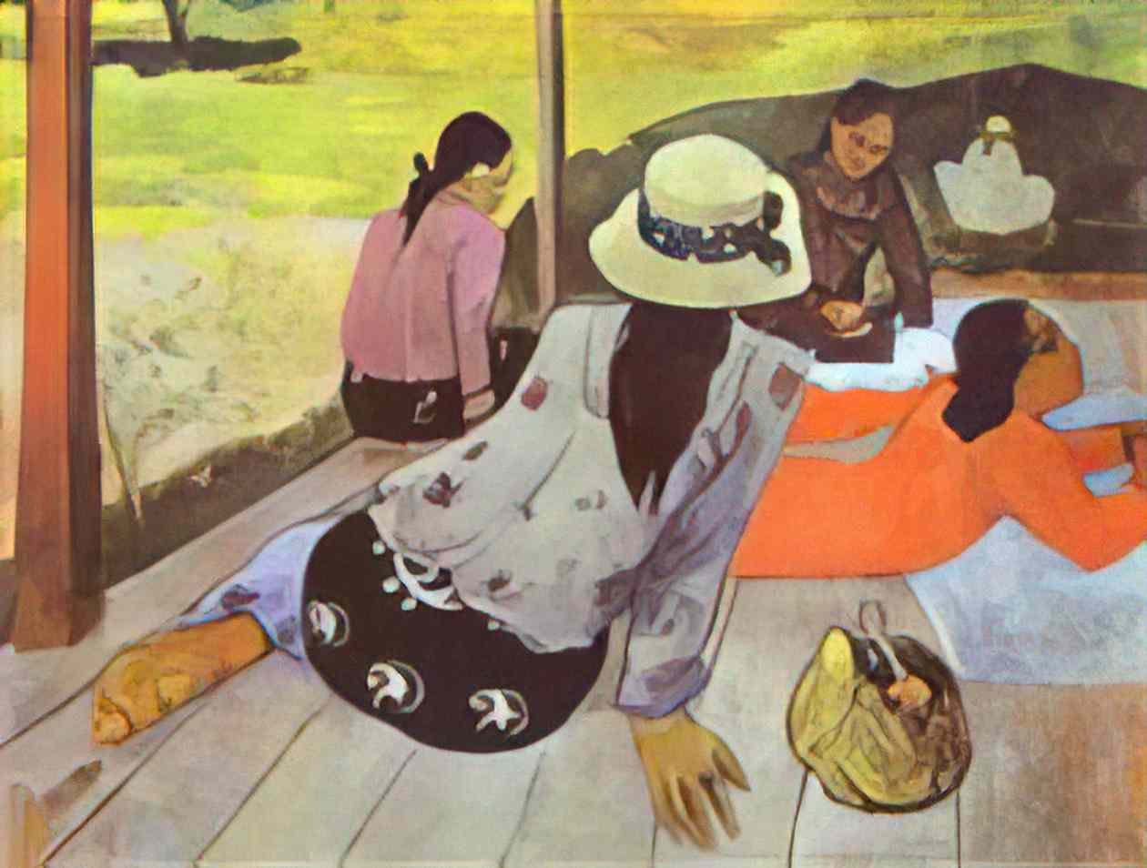 Paul Gauguin siesta 1894 Art A4 Photo Print
