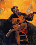 Paul Gauguin the guitar player 1894 Art A4 Photo Print