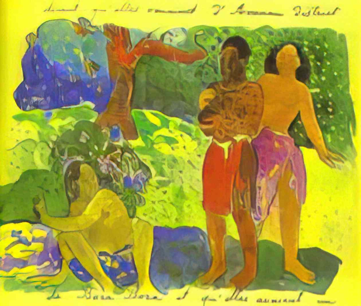 Paul Gauguin the messengers of oro 1893 Art A4 Photo Print