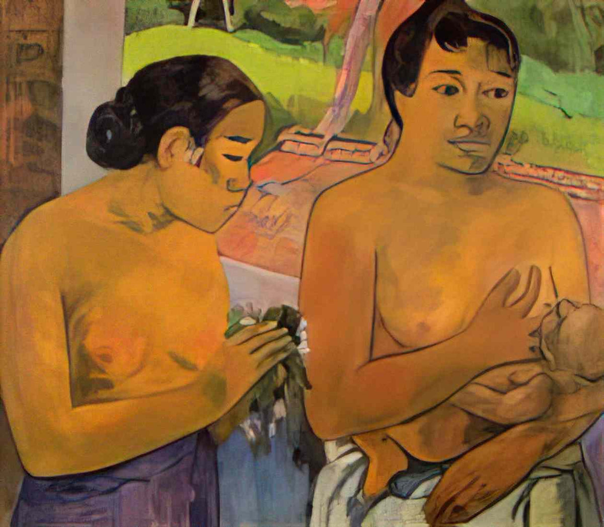 Paul Gauguin the offering 1902 Art A4 Photo Print