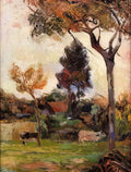 Paul Gauguin two cows in the meadow 1884 Art A4 Photo Print