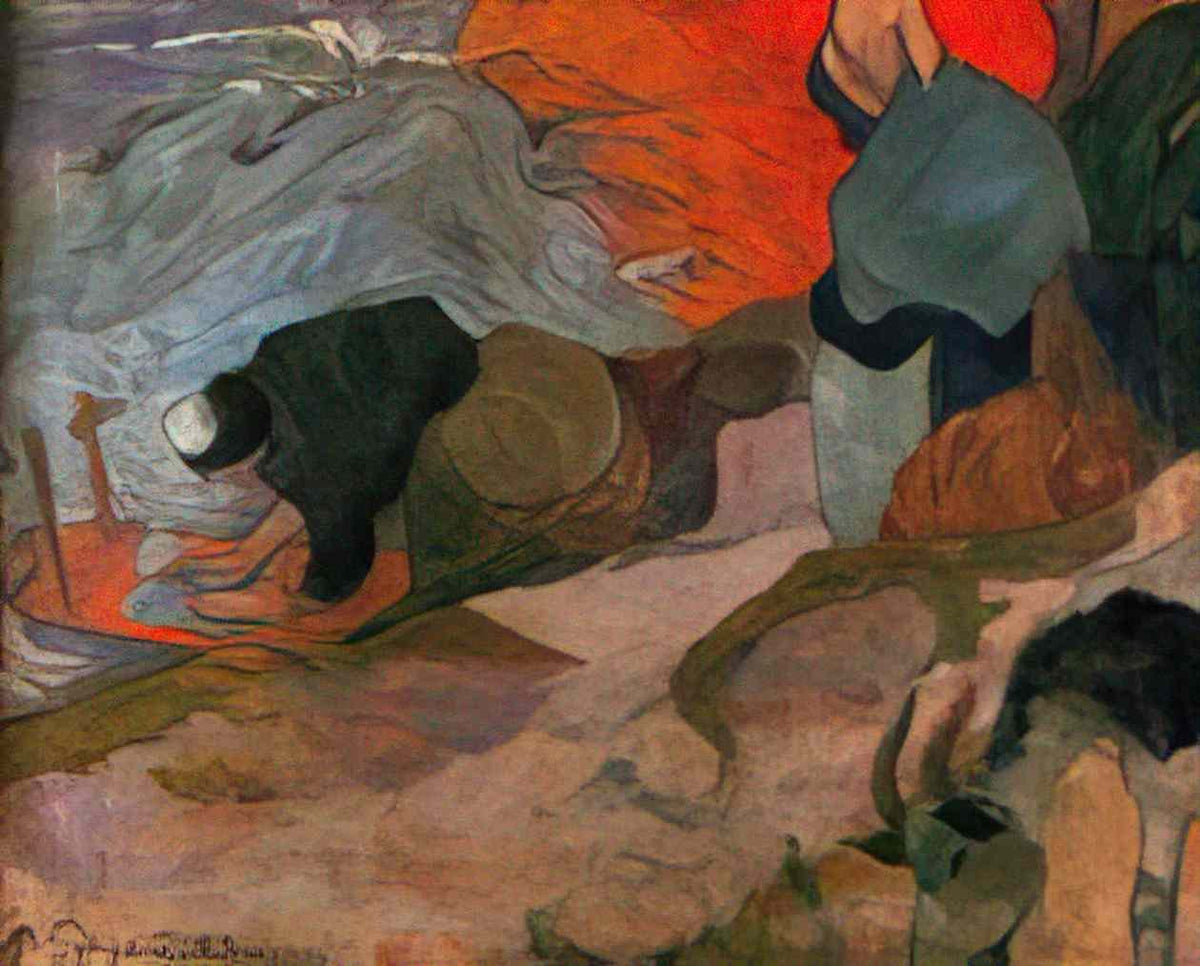 Paul Gauguin washerwomen 1888 Art A4 Photo Print