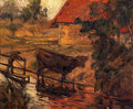 Paul Gauguin watering place 1885 1 Art A4 Photo Print