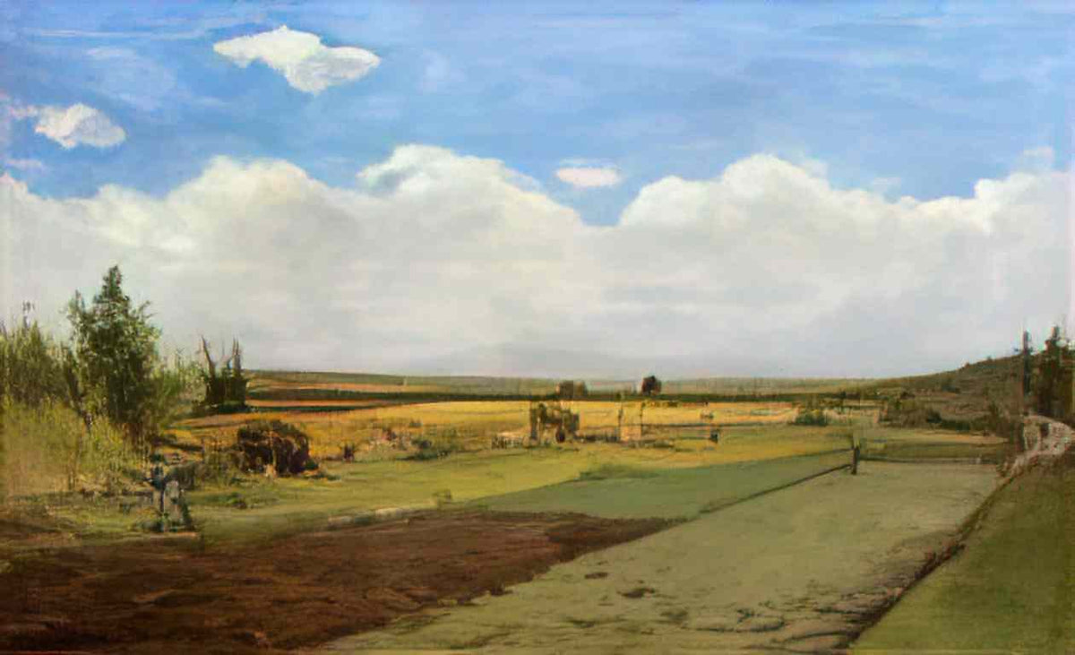 Paul Gauguin working the land 1873 Art A4 Photo Print