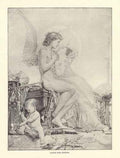 Paul Jacques Baudry Paul Cupid And Psyche 1892 A4 Photo Print