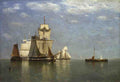 Paul Jean Clays Ships lying off Flushing A4 Photo Print