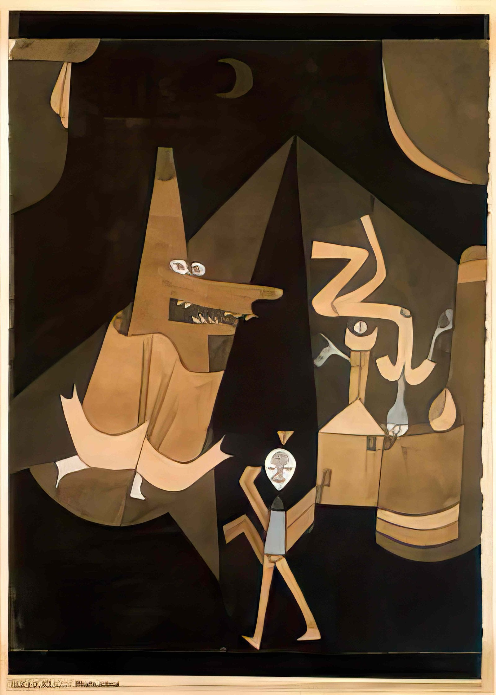 Paul Klee Paul Klee witch scene 1921 Art A4 Photo Print