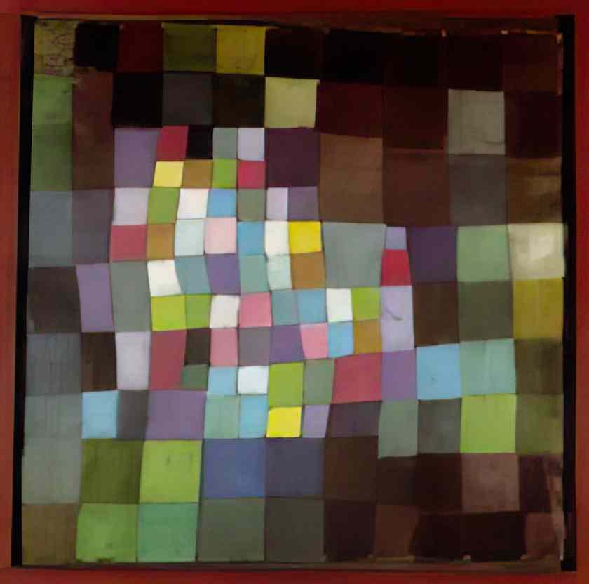 Paul Klee abstraction with reference to a flowering tree 1925 Art A4 Photo Print