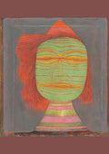 Paul Klee actors mask A4 Photo Print