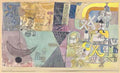 Paul Klee asian entertainers 1919 Art A4 Photo Print