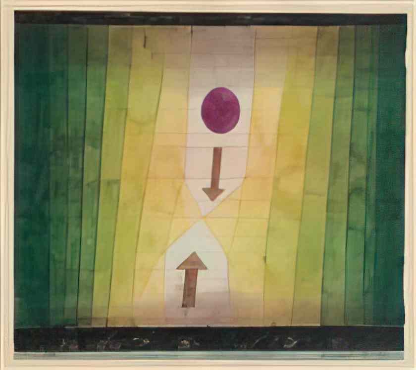 Paul Klee before the blitz 1923 Art A4 Photo Print