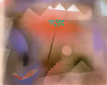 Paul Klee bird wandering off 1921 Art A4 Photo Print
