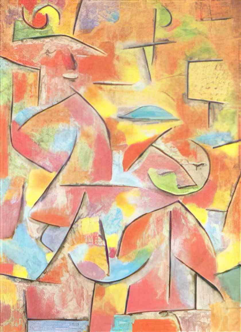 Paul Klee child and aunt 1940 Art A4 Photo Print