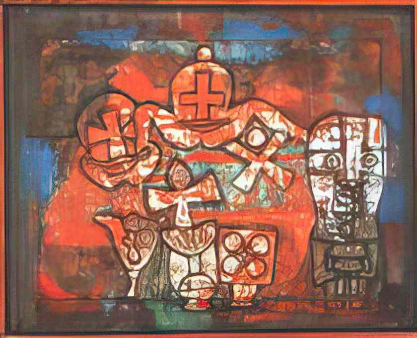 Paul Klee chinese porcelain 1940 Art A4 Photo Print
