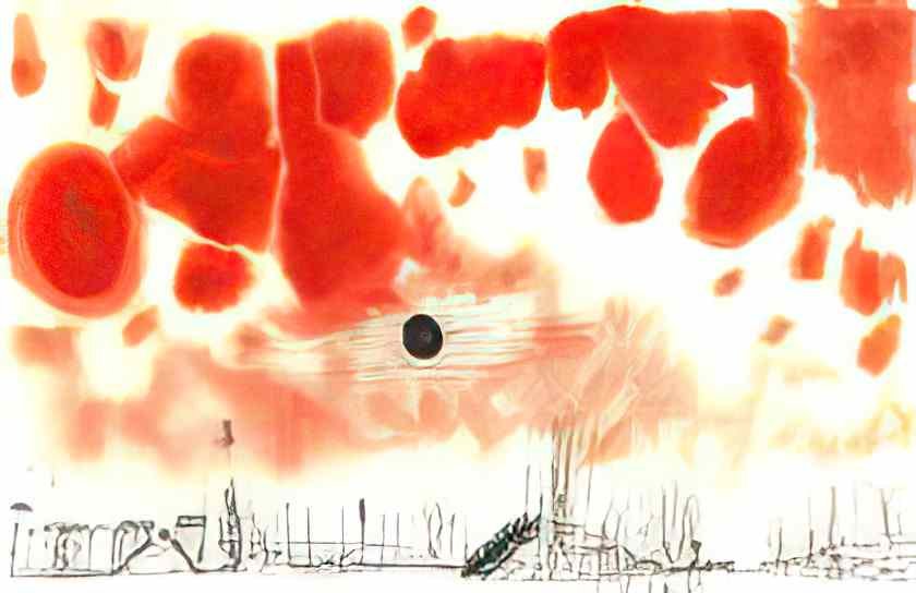 Paul Klee clouds over bor 1940 Art A4 Photo Print