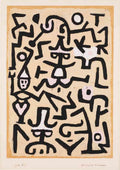 Paul Klee comedians handbill met A4 Photo Print