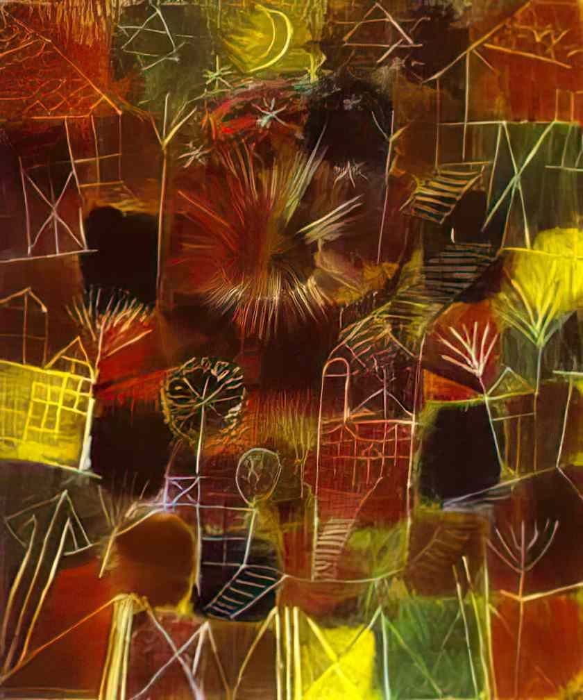 Paul Klee cosmic composition 1919 Art A4 Photo Print