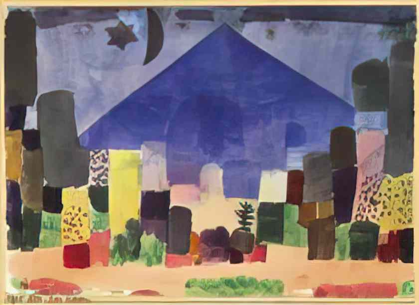 Paul Klee der niesen Art A4 Photo Print