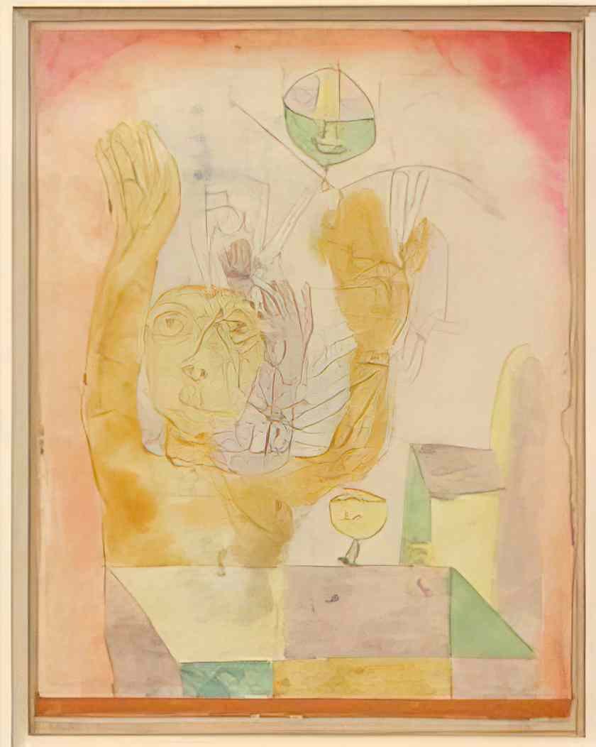Paul Klee enlightenment of two sectie 1918 Art A4 Photo Print