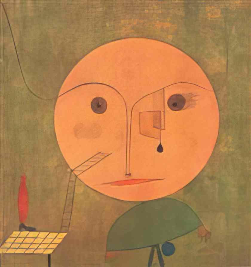 Paul Klee error on green 1939 Art A4 Photo Print