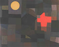 Paul Klee fire full moon 1933 Art A4 Photo Print